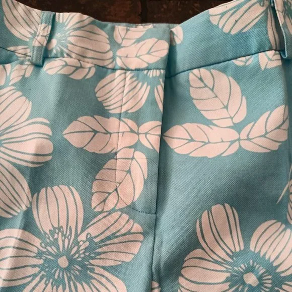 12🌴Jessica Sport floral pastel colors capris pants - Picture 6 of 10